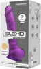 SILEXD - Realistische Dildo - 17,6 x 3,5 cm - Paars