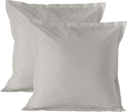 Kussensloop HappyFriday BASIC Grijs 60 x 60 cm (2 Stuks)