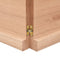 vidaXL - Wastafelblad - 220x30x4 - behandeld - massief - hout - lichtbruin