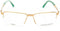Men'Spectacle frame Porsche P8251-E Golden (ø 56 mm)