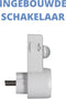 Perel Schemerschakelaar, instelbaar, detectiehoek 160°, detectiebereik 9 m, 230 V, 1.5 A, 300 W, Franse aarding type E, wit