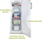 DOMO DO91203F - Diepvriezer - No Frost - 161L - Wit