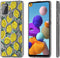 iMoshion Hoesje Geschikt voor Samsung Galaxy A21s Hoesje Siliconen - iMoshion Design hoesje - Geel / Allover Lemons