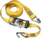 MasterLock 3058EURDAT - Spanband met ratel 4,5m x 35mm - J-haken - Geel