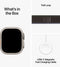 Apple Watch Ultra 2 - GPS + Cellular - 49mm - Titanium Case met Trail Loop Blauw/Zwart (S/M)