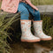 Little Dutch Flowers & Butterflies - Regenlaarsjes - 100% natuurlijk rubber - Roze