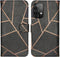 iMoshion Hoesje Geschikt voor Samsung Galaxy A52 (5G) / A52s / A52 (4G) Hoesje Met Pasjeshouder - iMoshion Design Softcase Bookcase - Meerkleurig / Black Graphic