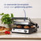 Safecourt CG100 - Contactgrill - 3-in-1 functie PFAS-vrij - Zilver