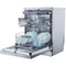 Haier XF 4C4E1S-84 - Vrijstaande Vaatwasser - 14 Couverts - Energieklasse C - 44 dB - Metallic