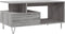 vidaXL - Salontafel - 90x49x45 - cm - bewerkt - hout - grijs - sonoma