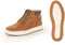 Milanoro High Sneakers Nevada Cognac Men - Bruin/Wit - Maat 41