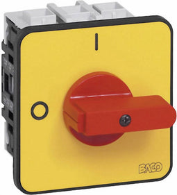 BACO BA172202 Lastscheidingsschakelaar 50 A 1 x 90 ° Geel, Rood 1 stuk(s)