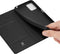 Dux Ducis Motorola Moto E22 - Slim Softcase Bookcase - 1 pashouder - Zwart
