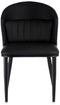 Leunstoel Cirkelvormig Zwart Staal 51 x 83,5 x 54 cm (2 Stuks)