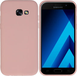 iMoshion Hoesje Geschikt voor Samsung Galaxy A5 (2017) Hoesje Siliconen - iMoshion Color Backcover - lichtroze