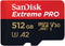 SanDisk Extreme Pro - microSDXC 512GB - 200/140 MB/s A2 C10 V30 UHS-I U3 (2024)