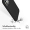 Accezz Liquid Silicone Backcover iPhone 12 (Pro) - Schokabsorberend - Zwart