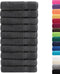 vidaXL - Handdoeken - SOLUND - 50 - st - 600 - g/m² - 50x100 - cm - antracietkleur