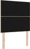 vidaXL - Hoofdbord - Diamantblok - ontwerp - Crème - 100 - cm - Stof
