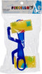 Pincello Patroonroller Foam Blauw/geel 2 Stuks