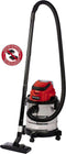 Einhell TC-VC 18/20 Li S-Solo - Accu Nat-/Droogzuiger - 20 L RVS reservoir - Max. zuigkracht 80 mbar