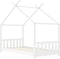 vidaXL - Kinderbedframe - massief - grenenhout - wit - 80x160 - cm