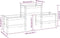 vidaXL - Plantenbak - 178,5x44x75 - cm - massief - grenenhout