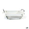 Broodmand My Bar Wit Metaal Rechthoekig 29 x 20 x 11,7 cm (12 Stuks)