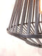 GOOD&MOJO Vloerlamp Merapi - Bamboe Zwart - 57x30x150cm - Modern - Staande lampen voor Woonkamer - Slaapkamer