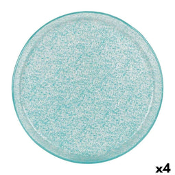 Eetbord Samaritaine Turkoois Ø 27 cm (6 Stuks)