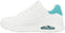 Skechers Uno - Pop Back - Dames Sneakers - Wit Mintgroen - Maat 39