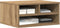 vidaXL - Printerstand - Artisan - Eiken - 49x40x22,5 - cm - Bewerkt - Hout