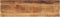 vidaXL - Tafelblad - rechthoekig - 100x30x3,8 - cm - massief - ruw - mangohout