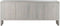 Dientafel Home ESPRIT Wit Mangohout 182 x 45 x 76 cm