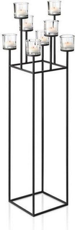 Blomus Nero vloerkandelaar 8 kaarsen