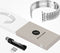 Selencia Jubilee stalen bandje - Geschikt voor Apple Watch 1, 2, 3, 4, 5, 6, 7, 8, 9, 10, SE, Ultra (2) - 44/45/46/49 mm - Zilver - One Size