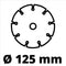 Einhell TC-MA 1300 - Muurfrees - 1320 W - Ø125 mm - Groefdiepte 8-30 mm - Groefbreedte 8-26 mm - Incl. 2x diamantslijpschijven (2 stuks)