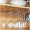 Excellent Houseware Wijnrek - 12 glazen - Zilverkleurig metaal 34x25x9cm