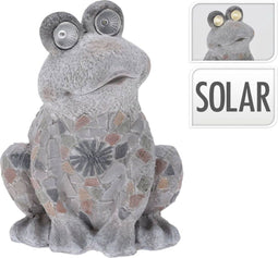 ProGarden - Tuindecoratie - kikker - met - solarverlichting - MGO
