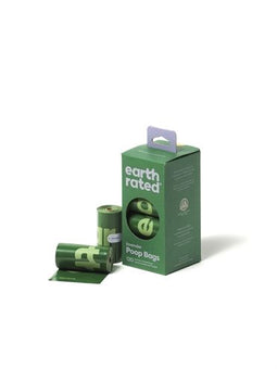 EARTH RATED POEPZAKJES LAVENDEL 8X15 ST
