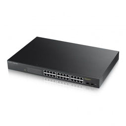 ZyXEL GS1900-24HP v1 - Managed Switch - 24x 1Gbps PoE+ (170W) - 2x SFP