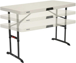 Lifetime Kunststof Campingtafel in Hoogte Verstelbaar - 122x61x86 cm