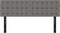 vidaXL - Hoofdborden - 2 - st - 72x5x78/88 - cm - stof - donkergrijs