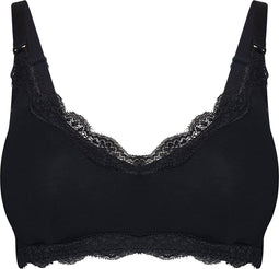 MAGIC Bodyfashion Mama Lace Bralette - Beugelvrij - Uitneembare cups - Zwart