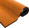 vidaXL - Wasbare - Deurmat - Oranje - 120x250 - cm