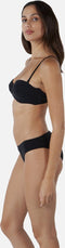 Barts Solid Bandeau - Dames Bikinitopje - Voorgevormde cups met beugel - Zwart