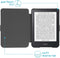 imoshion E-reader Hoesje - Geschikt voor Kobo Clara 2E, Tolino Shine 4 - Design Sleepcover Bookcase - Green Leopard
