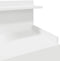 vidaXL - Nachtkastje - met - 2 - lades - 40x36,5x62 - cm - wit