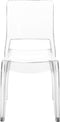 Beliani WESTBRIDGE - Eetkamerstoel set van 2 - Transparant - Polycarbonaat