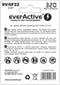 Everactive EVHRL22-320 - Ni-MH 9V 320 mAh - LSD technologie - Wit